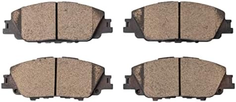 TRQ Front Ceramic Brake Pad Set
