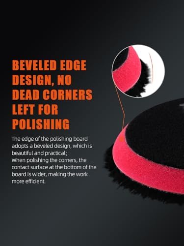 SPTA Microfiber Polishing Pad, 2Pcs 3Inch 76mm Microfiber Cutting Finishing Disc with Hook & Loop Backing for Car Buffer Polisher Cutting Buffing Waxing and Polishing - Image 3