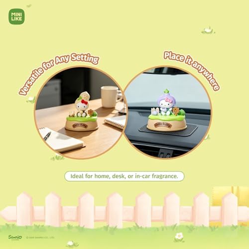 Hello Kitty Blind Box - Sanrio Light Up Absorption Movable Swing Toy Style Mini Figurines Fruit Vegetable Stories Collectible for Home Car Fragrance Decor Birthday Gifts, Random One Figure - Image 7