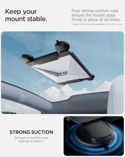 Spigen Rattleproof Car Mount Kit for Starlink Mini [Holds 50+ lb Force]