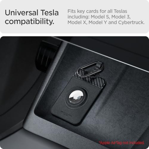 Spigen Air Fit Key Card Holder for Tesla with AirTag Slot - 2 Pack
