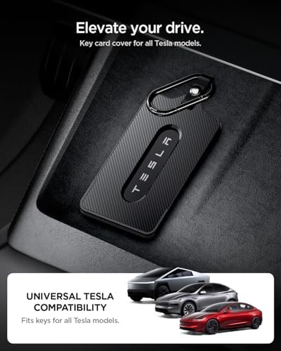 Spigen Key Card Holder for Tesla Model Y/S/3/X Accessories - 1 Pack