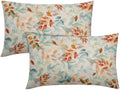 Fall Maple Leaves Pillow Covers Orange 12x20 Set of 2 Highly Absorbent by Unknown