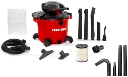 CRAFTSMAN CMXEVBE17607 16 Gallon 6.5 Peak HP Wet Dry Blower Vacuum Bundle by CRAFTSMAN