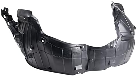 TRQ Front Left Inner Fender Liner Black Drivers Side