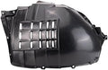 TRQ Front Left Forward Inner Fender Liner Black Drivers Side