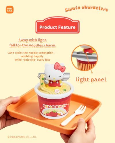 Hello Kitty Light Up Absorption Movable Sway Sanrio Kuromi Pompompurin - Image 3