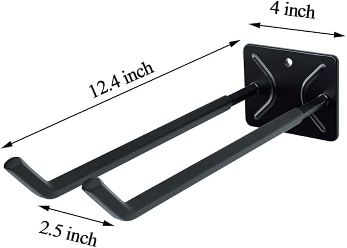 Ultrawall Garage Storage Hooks, Heavy Duty Steel Tool Organizer, 12.4 Inch Wall - Image 2