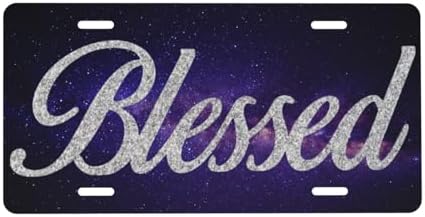 Galaxy Blessed Front License Plate 6" * 12" for Women
