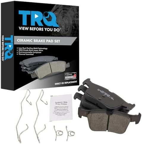 TRQ Premium Posi Ceramic Brake Pad Rear Set
