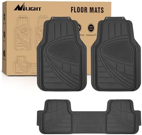 Nilight PVC Floor Mats for Cars Trucks SUVs