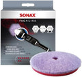 SONAX Hybrid Wool Pad | Heavy Cut Polishing Pad for Dual-Action Machines | Reduces Polishing Time | Removes Deep Scratches & Matting | 85% Wool, 15% Polyester | Low Heat Generation | 494100 | 165mm by SONAX