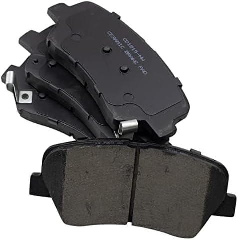 TRQ Front Ceramic Brake Pad Set