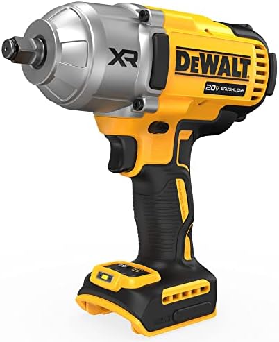 DEWALT 20V MAX Cordless Impact Wrench, 1/2 Impact Gun, 4-speed High torque with Hog ring anvil and LED light, Brushless motor, Precision Wrench, tool Only (DCF900B) by Unknown