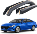 Goodyear Shatterproof in-Channel Window Deflectors for Hyundai Elantra 2021-2026, Rain Guards, Window Visors for Cars, Vent Deflector, Car Accessories, 4 pcs - GY003475