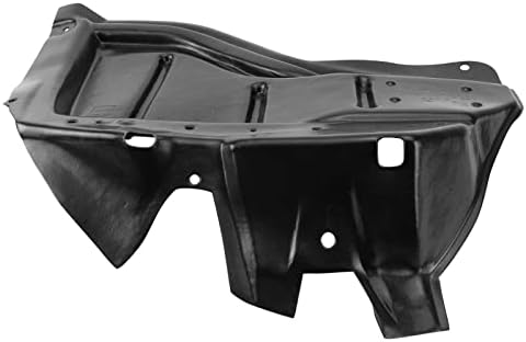 TRQ Front Left Forward Inner Fender Liner Black Drivers Side