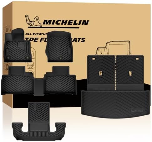 Michelin Vehicle Mats for 2022-2026 Ford Explorer 6 Seats Captain Chairs