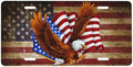 God Bless America Front License Plate 6" * 12" for Women