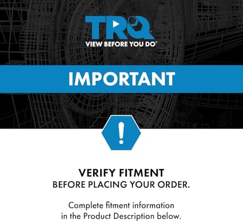 TRQ Front Right Inner Fender Liner Black Passenger Side