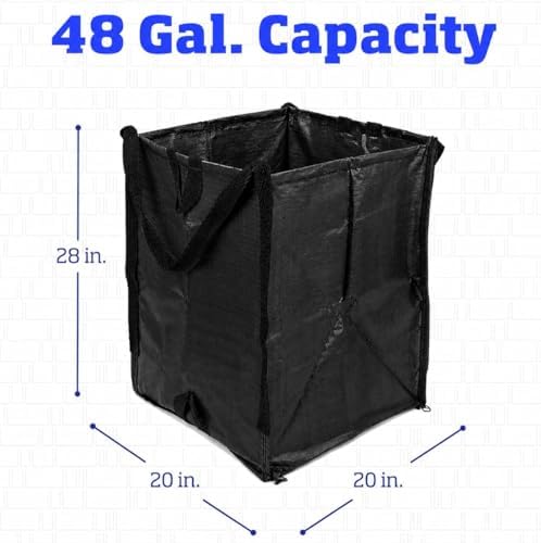 DURASACK Heavy Duty Home and Yard Bags, Black, 3 Pack - Image 3