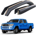 Goodyear Shatterproof in-Channel Window Deflectors for Trucks Toyota Tacoma 2005-2015 Double Cab, Rain Guards, Window Visors, Vent Deflector, Truck Accessories, 4pcs- GY003444