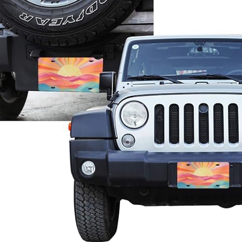 Boho Sunset Front License Plate 6" * 12" for Women