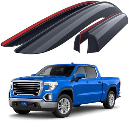 Goodyear Window Deflectors for Trucks GMC Sierra 2019-2026 Crew Cab