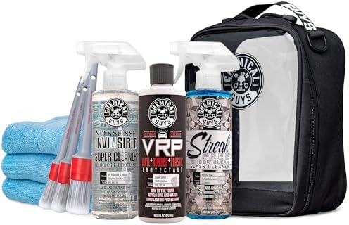 Chemical Guys, All Surface Clean & Shine Kit, Interior, Glass & Dressing