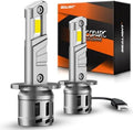 SEALIGHT H1 Fog Bulbs, 50000LM 6500K Cool White, 1:1 Mini Size, H1 Bulb Light with 13000RPM Cooling Fan, 3 Mins Plug-N-Play, IP67 Waterproof Non-polarity, Pack of 2