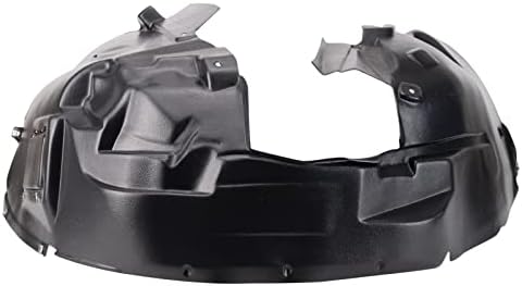 TRQ Front Left Inner Fender Liner Black Drivers Side