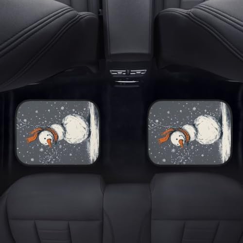 Winter Snowman Rugs for Cars SUVs Vans & Trucks