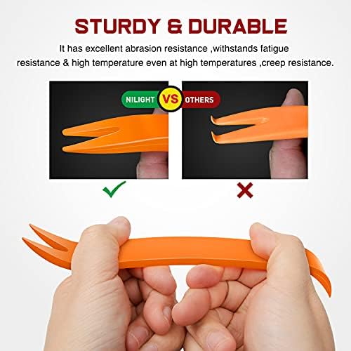 Nilight 680Pcs Car Push Retainer Clips Auto Fasteners Assortment Popular Sizes Nylon Bumper Fender Rivets Cable Ties for Toyota GM Ford Honda Chevy