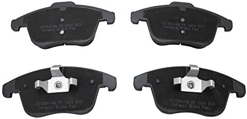 TRQ Front Ceramic Brake Pad Set