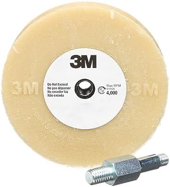 3M Stripe Off Wheel, 07498, 4 in x 5/8 in, with Mandrel