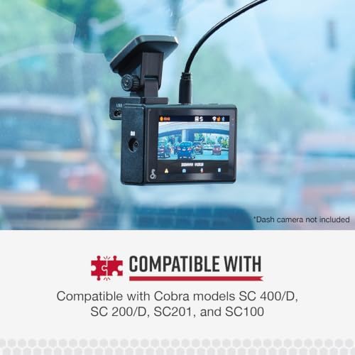 Cobra SC Smart Dash Cam Series 12 Volt Power Adapter