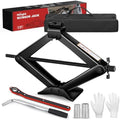 Nilight Scissor Jack for Car 2 Ton 4409 lb Lift Jack w Ratchet & Lug Wrench by Nilight