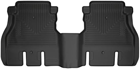 Husky Liners Weatherbeater Floor Mats | Fits 2018-2026 Jeep Wrangler JK/JL 4-Door (Excludes 4XE) | 2nd Row, 1-pc Black - 14041