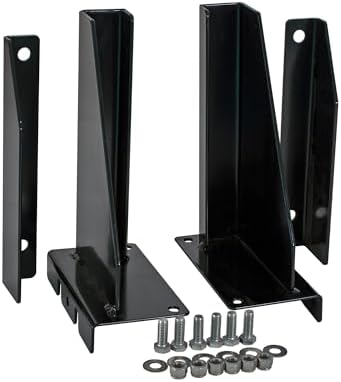 Buyers Products 5531020 Black Steel Side-Wall Extension Kit for DumperDogg® Insert, Powder-Coated Carbon Steel Capacity Expansion Brackets, Heavy-Duty Construction with Included Mounting Hardware - Image 2