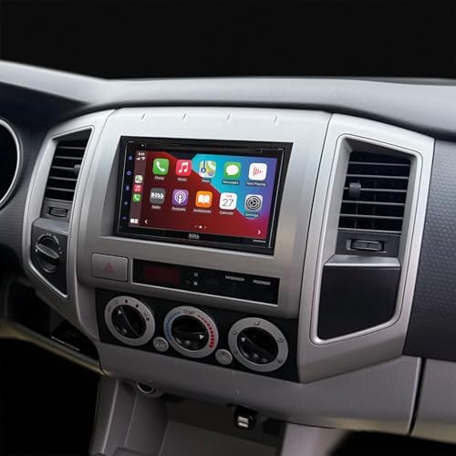 Scosche TA2053B Double DIN Radio Install Dash Kit Compatible with Select 2005-2008 Toyota Tacoma - Aftermarket Car Stereo Installation Kit - See Fit Guide in Images to Verify Vehicle Compatibility