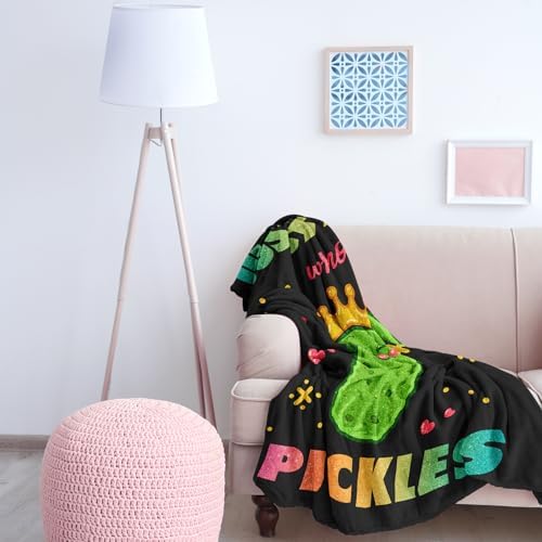 Amonee-YL Pickle Gifts, Pickles Blanket 60"X50", Pickle Gifts for Girls - Image 6