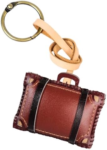 Travel Icon Leather Bag Charm - Unique Keychain Purse Charm For Handbags