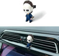 GENANY 3D Resin Horror Car Air Freshener Vent Clip, Hand Painted Halloween