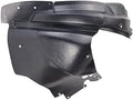 TRQ Front Left Rearward Inner Fender Liner Black Drivers Side