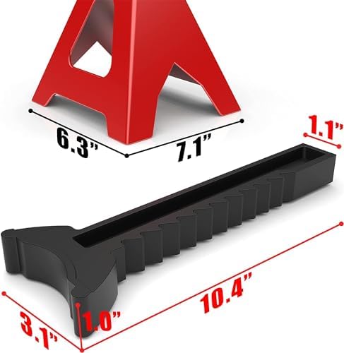 BIG RED 2 Ton Jack Stands Fit Use for Cars, Sedans, and Most Automobiles - Image 3