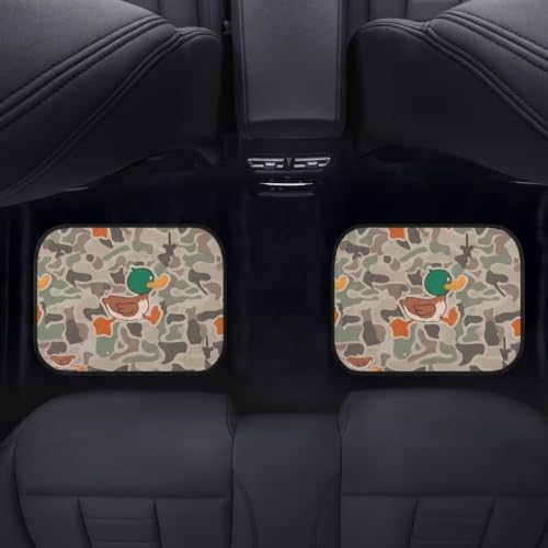 Duck Camo Car Carpet Floor Mat