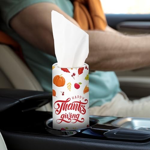 Hushee 10 Pack Thanksgiving Car Tissue Cylinders with 500 Facial Tissues - Image 6