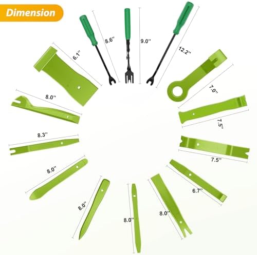 GOOACC 200Pcs Trim Removal Tool Auto Push Pin Bumper Retainer Clip Set - Image 2