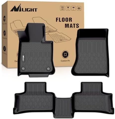 Nilight TPE Floor Mats for Mercedes Benz GLC 300 GLC 43 AMG