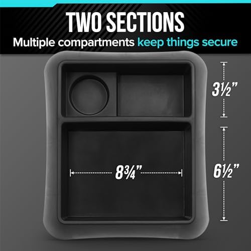 Moblorg Heavy Duty Storage Organizer for Vehicle Trunk, Garage, Under Sink Organizer, Recycled Plastic, Made in USA (Black) - Image 5