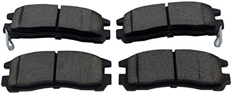 TRQ Rear Ceramic Brake Pad Kit